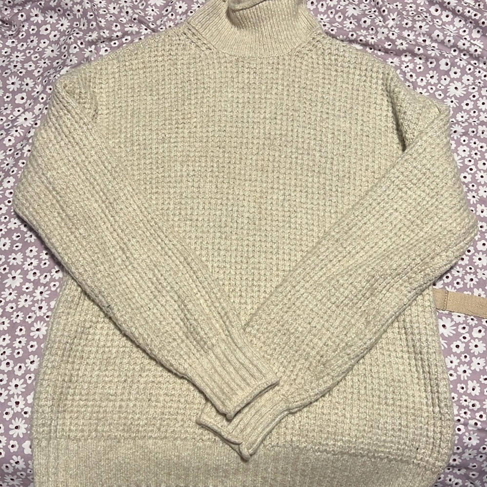Cream Turtleneck